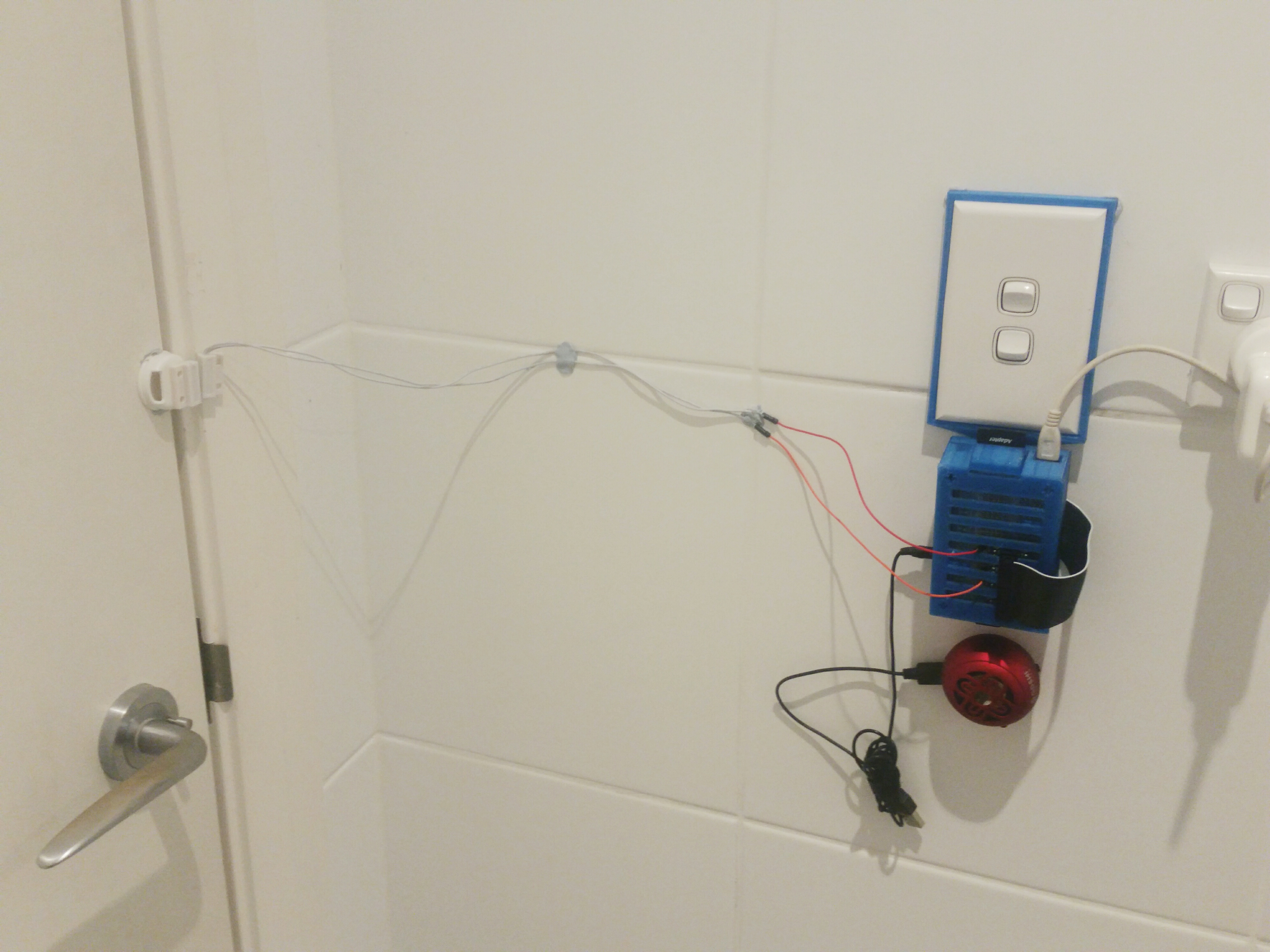 Over-engineering a toilet door