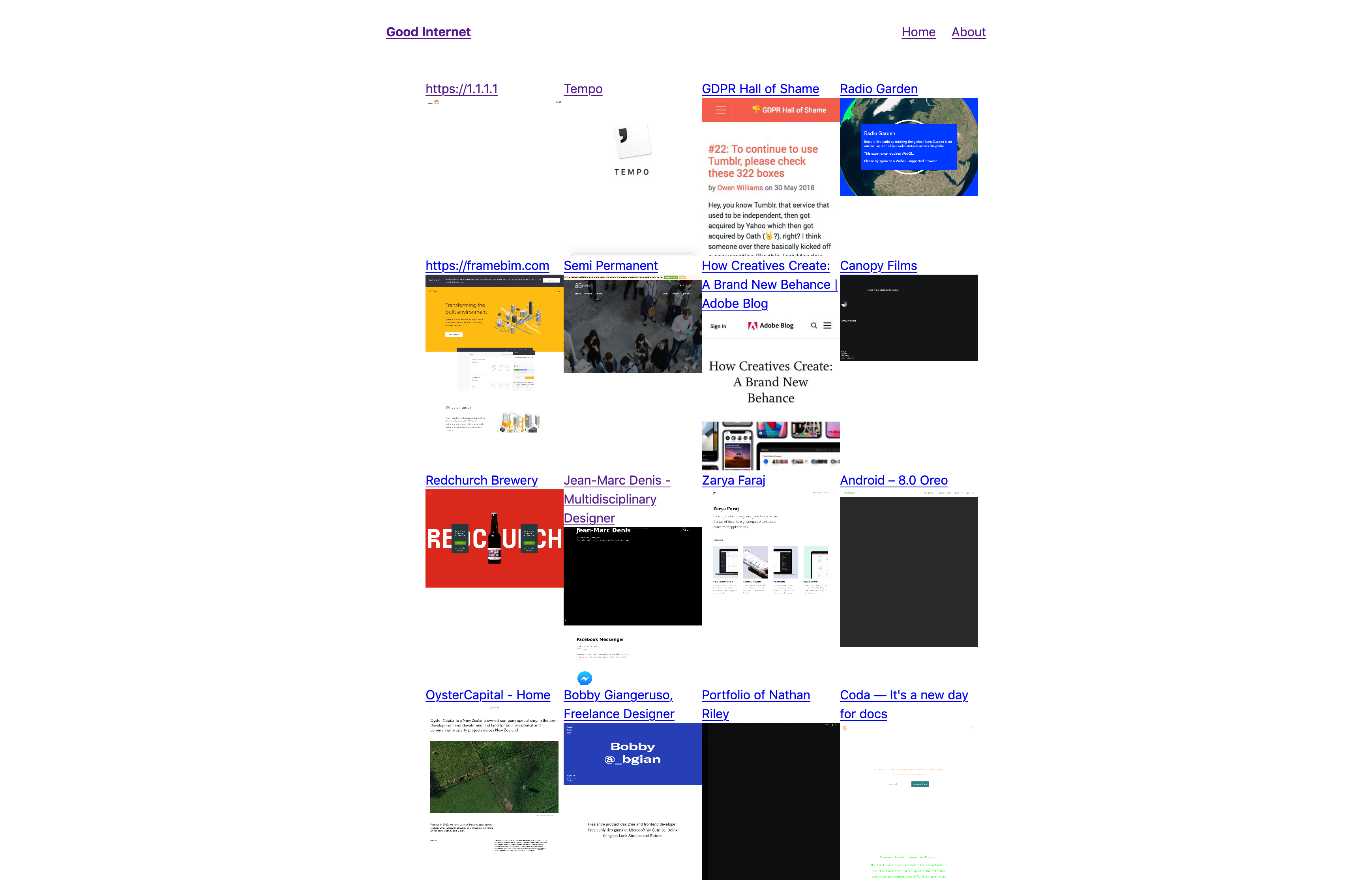 Archiving the good internet