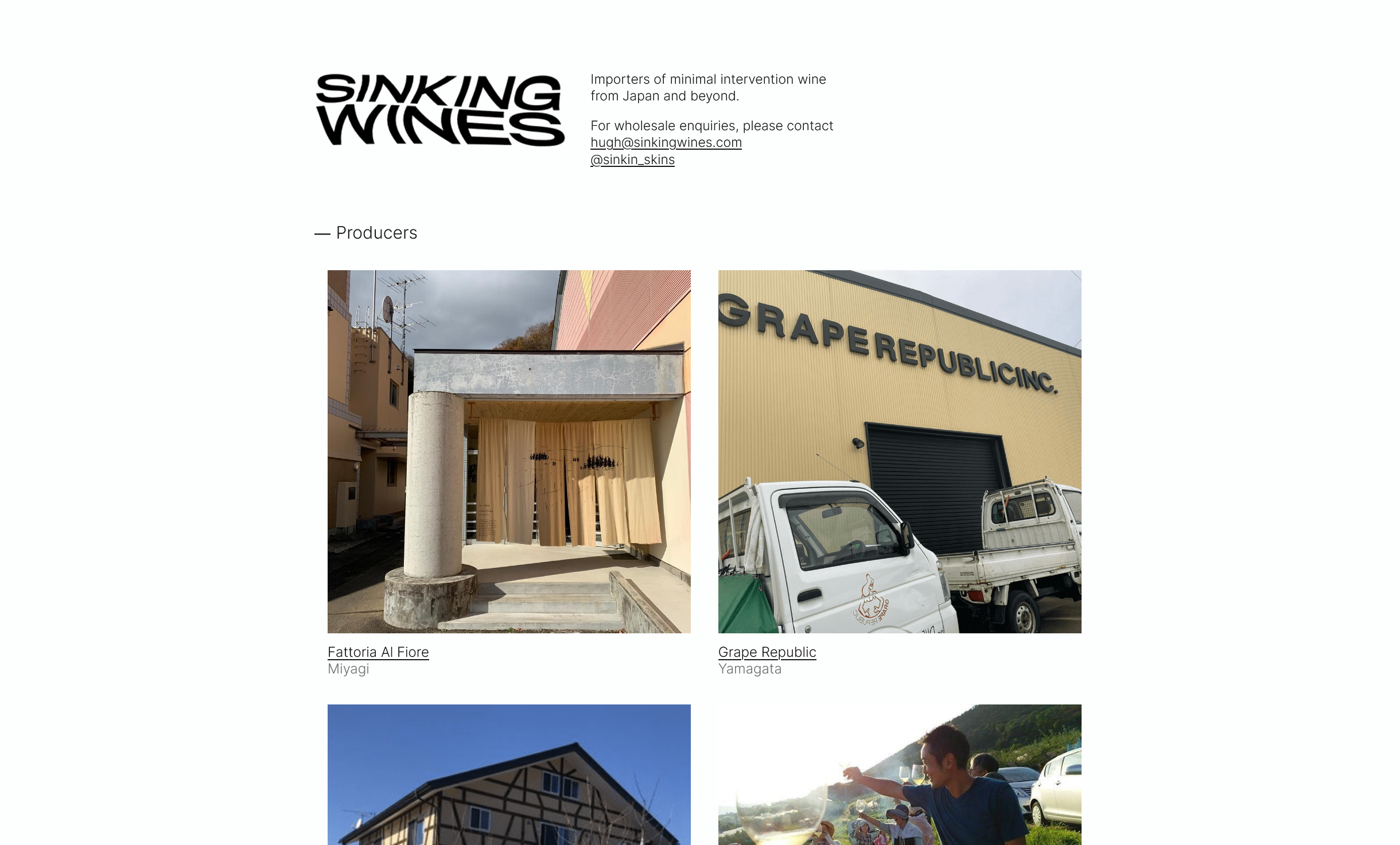 Sinking Wines
